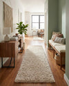 Eternal Plush Oasis Collection Area Rug -  Tranquility (Linen) Runner Linen  lifestyle 78
