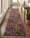 Caribbean Cove Collection Area Rug -  Vincent Runner Multi  lifestyle 40