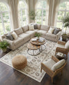 Adriana Terrace Collection Area Rug -  Positano (Ivory) Rectangle Ivory  lifestyle 12