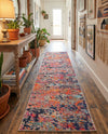 Colorburst Oasis Collection Area Rug -  Prism Runner Multi  lifestyle 57