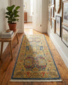 Persian Elegance Collection Area Rug -  Khorramabad Runner Navy Blue  lifestyle 35