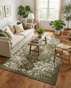 Urban Oasis Rugs Collection Area Rug -  Penthouse (Green) Rectangle Green  lifestyle 13