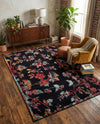 Brighton Terrace Collection Area Rug -  Roedean Rectangle Navy Blue  lifestyle 21