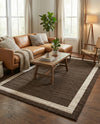 Studio Haven Collection Area Rug -  Alcove (Brown) Rectangle Brown  lifestyle 14