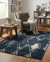 Metro Heights Collection Area Rug -  Madison Rectangle Navy Blue  lifestyle 12