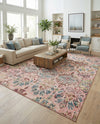 Savannah Elegance Collection Area Rug -  Forsyth Rectangle Pink  lifestyle 7
