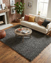 Eternal Plush Oasis Collection Area Rug -  Tranquility (Smoke) Rectangle Smoke  lifestyle 22