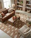 Sienna Collection Area Rug - Umbria Rectangle Caramel and Ivory  lifestyle 67