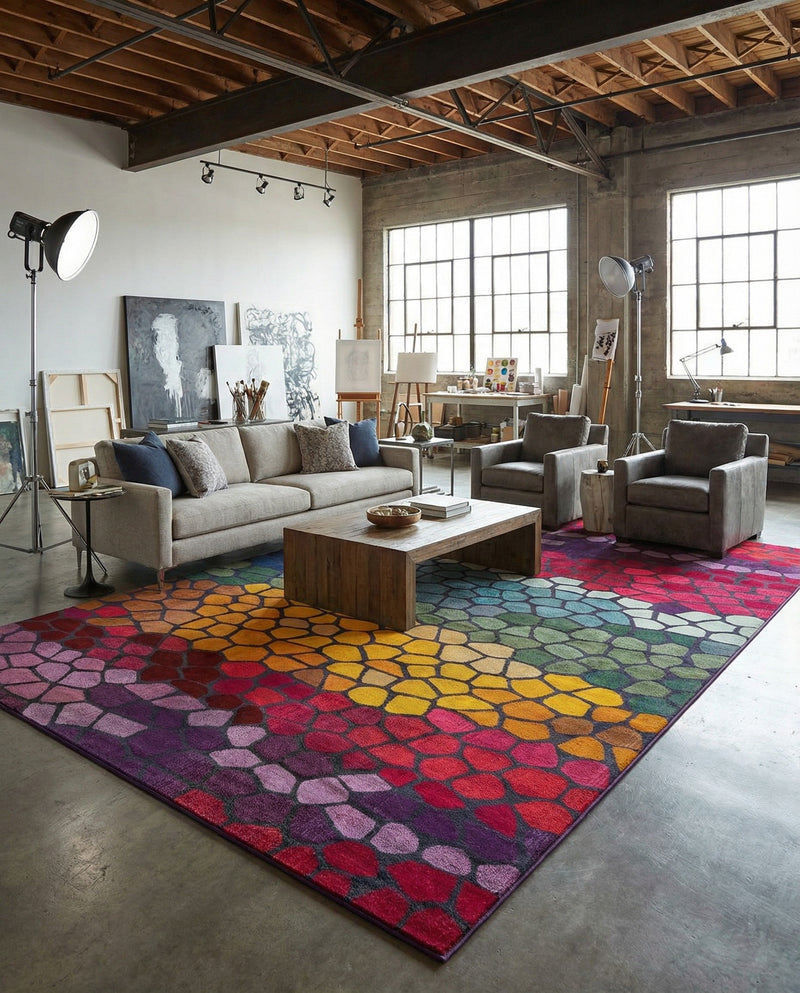 Marrakesh Elegance Collection Area Rug -  Melilla Rectangle Multi  lifestyle 21