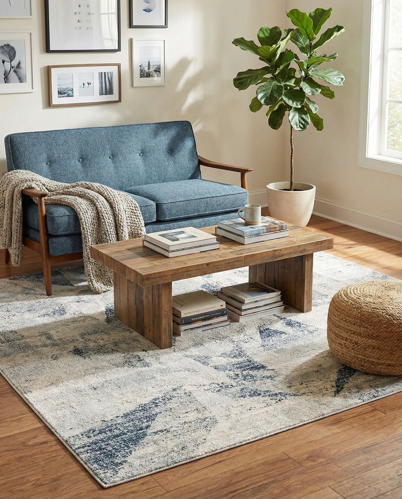 Aegean Elegance Collection Area Rug -  Crete Rectangle Gray  lifestyle 14