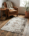 Riviera Elegance Collection Area Rug - Antibes (Beige) Rectangle Beige  lifestyle 27