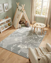 Wonder Tykes Collection Area Rug -  Quirky Rectangle Gray  lifestyle 24