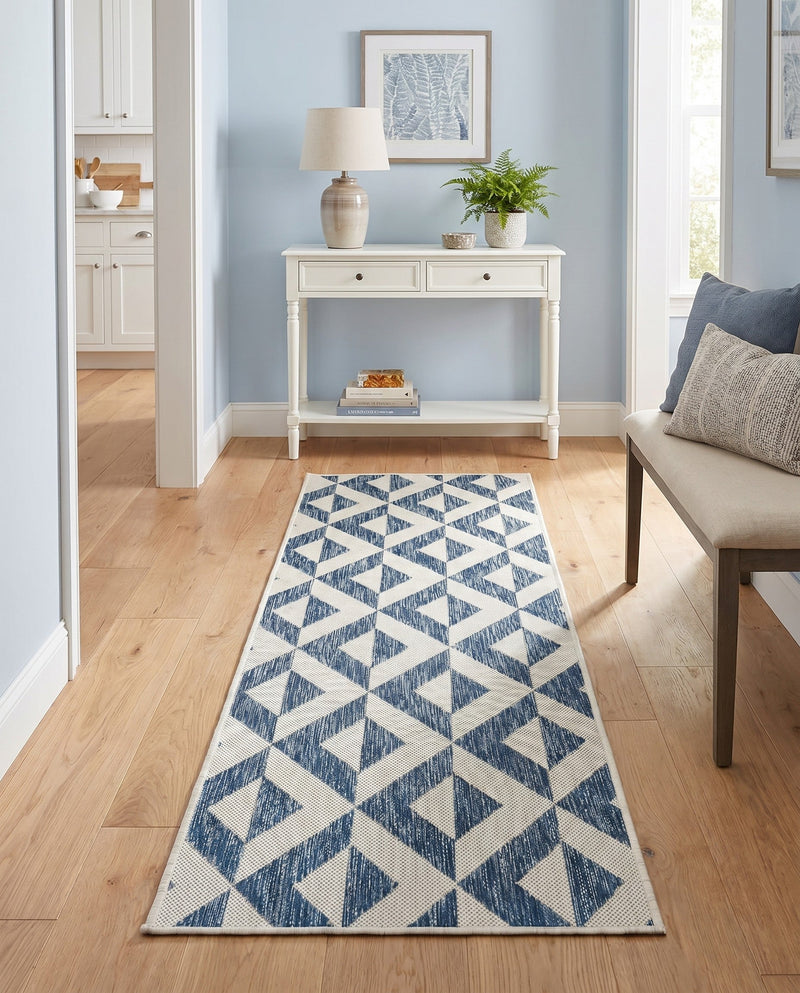 Urban Oasis Rugs Collection Area Rug -  Highrise (Blue) Runner Blue  lifestyle 54