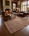 Berkshire Estate Collection Area Rug - Windsor (Cocoa Bean Brown) Rectangle Cocoa Bean Brown  lifestyle 17
