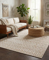 Marrakech Lattice Collection Area Rug - Medina (Beige) Rectangle Beige  lifestyle 18