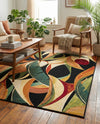Seaside Blooms Collection Area Rug -  Tivoli Rectangle Multi  lifestyle 32