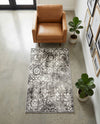 Riviera Elegance Collection Area Rug -  Vence Rectangle Dark Gray  lifestyle 39