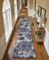Riviera Elegance Collection Area Rug -  Monaco (Navy Blue) Runner Navy Blue  lifestyle 77
