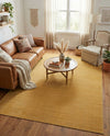 Soho Elegance Collection Area Rug - Chelsea (Gold) Rectangle Gold  lifestyle 11