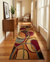 Bistro Lounge Collection Area Rug -  Macchiato Runner Multi  lifestyle 31