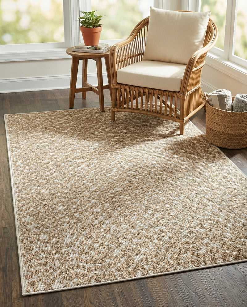 Savannah Escape Collection Area Rug - Mara Rectangle Beige  lifestyle 24
