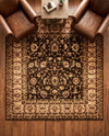 Jaipur Elegance Collection Area Rug -  Nahargarh (Brown) Square Brown  lifestyle 51