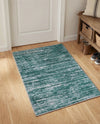 Sahara Essence Collection Area Rug - Oasis (Teal) Rectangle Teal  lifestyle 5