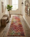 Trellis Mosaic Collection Area Rug - Arborville (Multi) Runner Multi  lifestyle 81