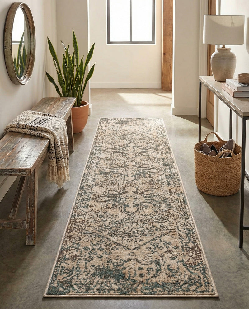 Gobi Sands Collection Area Rug -  Turpan Runner Multi  lifestyle 39