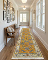 Arcadia Rugs Collection Area Rug - Eden (Yellow) Runner Yellow  lifestyle 74