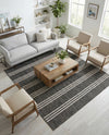 Urban Oasis Rugs Collection Area Rug -  District (Charcoal) Square Charcoal  lifestyle 21