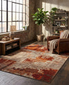 Autumn Meadow Collection Area Rug -  Goldentwine Rectangle Multi  lifestyle 8