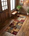 Bistro Lounge Collection Area Rug -  Ristretto Runner Multi  lifestyle 92