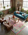 Arcadia Rugs Collection Area Rug -  Shangri-La Rectangle Pink  lifestyle 30