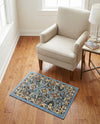 Tabriz Tapestry Collection Area Rug - Sahand (Blue) Rectangle Blue  lifestyle 17