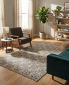 Metro Heights Collection Area Rug -  Hudson Rectangle Gray  lifestyle 28