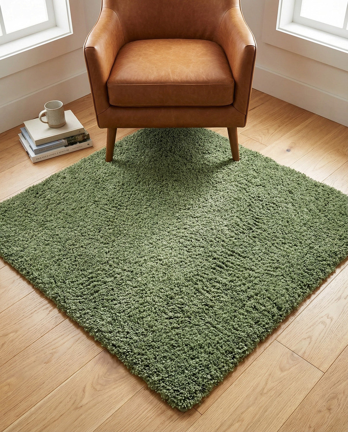 Alpine Plush Collection Area Rug -  Cortina (Sage) Square Sage  lifestyle 84