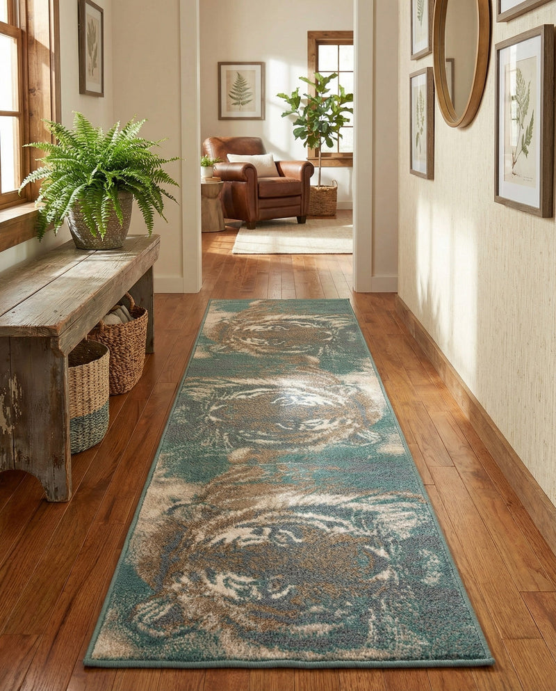 Savannah Sojourn Collection Area Rug -  Okavango Runner Multi  lifestyle 30