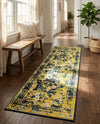Riviera Elegance Collection Area Rug -  Menton (Navy Blue) Runner Navy Blue  lifestyle 59