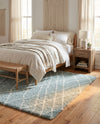Cozy Haven Shag Collection Area Rug - Serenity (Sage Green) Rectangle Sage Green  lifestyle 11