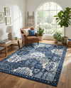 Horizon Collection Area Rug - Dawn Rectangle Blue  lifestyle 43