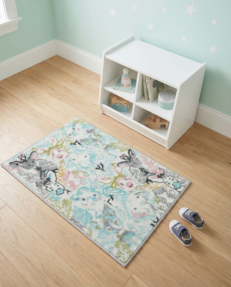 Wonder Tykes Collection Area Rug -  Splash Rectangle Multi  lifestyle 14