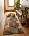Bistro Lounge Collection Area Rug -  Cappuccino Runner Beige  lifestyle 70