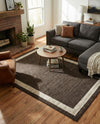 Studio Haven Collection Area Rug -  Alcove (Brown) Rectangle Brown  lifestyle 10