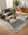 Bloomsbury Elegance Collection Area Rug -  Soho Rectangle Gray  lifestyle 20