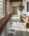 Riviera Elegance Collection Area Rug -  Monaco (Gray) Runner Gray  lifestyle 60