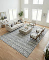 Garden Maze Retreat Collection Area Rug -  Mazeview Rectangle Gray  lifestyle 11