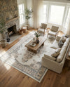 Beverly Grove Collection Area Rug -  Fairfax (Ivory) Rectangle Ivory  lifestyle 21