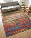 Urban Terrace Collection Area Rug -  Walkway Square Multi  lifestyle 35