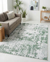 Cathedral Elegance Collection Area Rug -  Basilica Rectangle Green  lifestyle 36